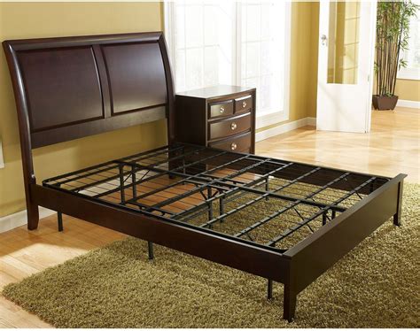 box spring replacement metal platform bed frame cal king|california king platform bed headboard.